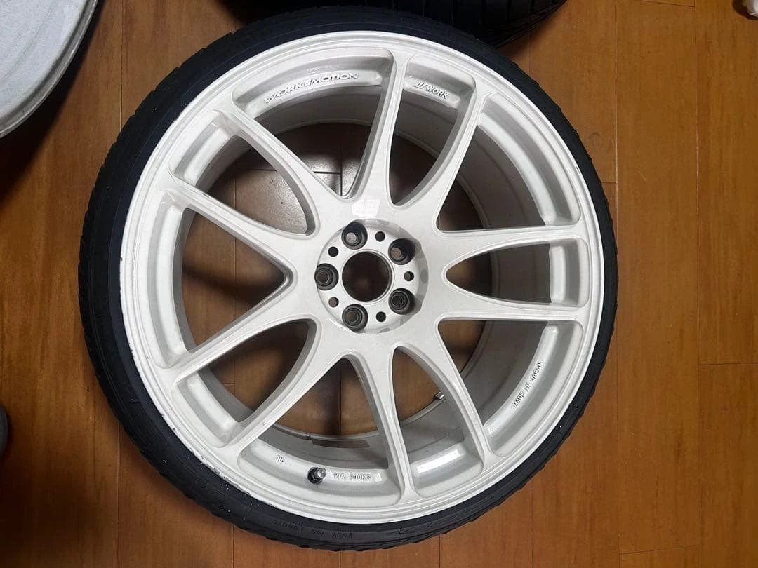 JDM Work Emotion CR Kiwami 18inch 9.5j No Tires - Image 7