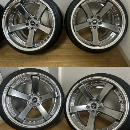 JDM WORK Geist BST2 Back Label 19-inch WORK No Tires