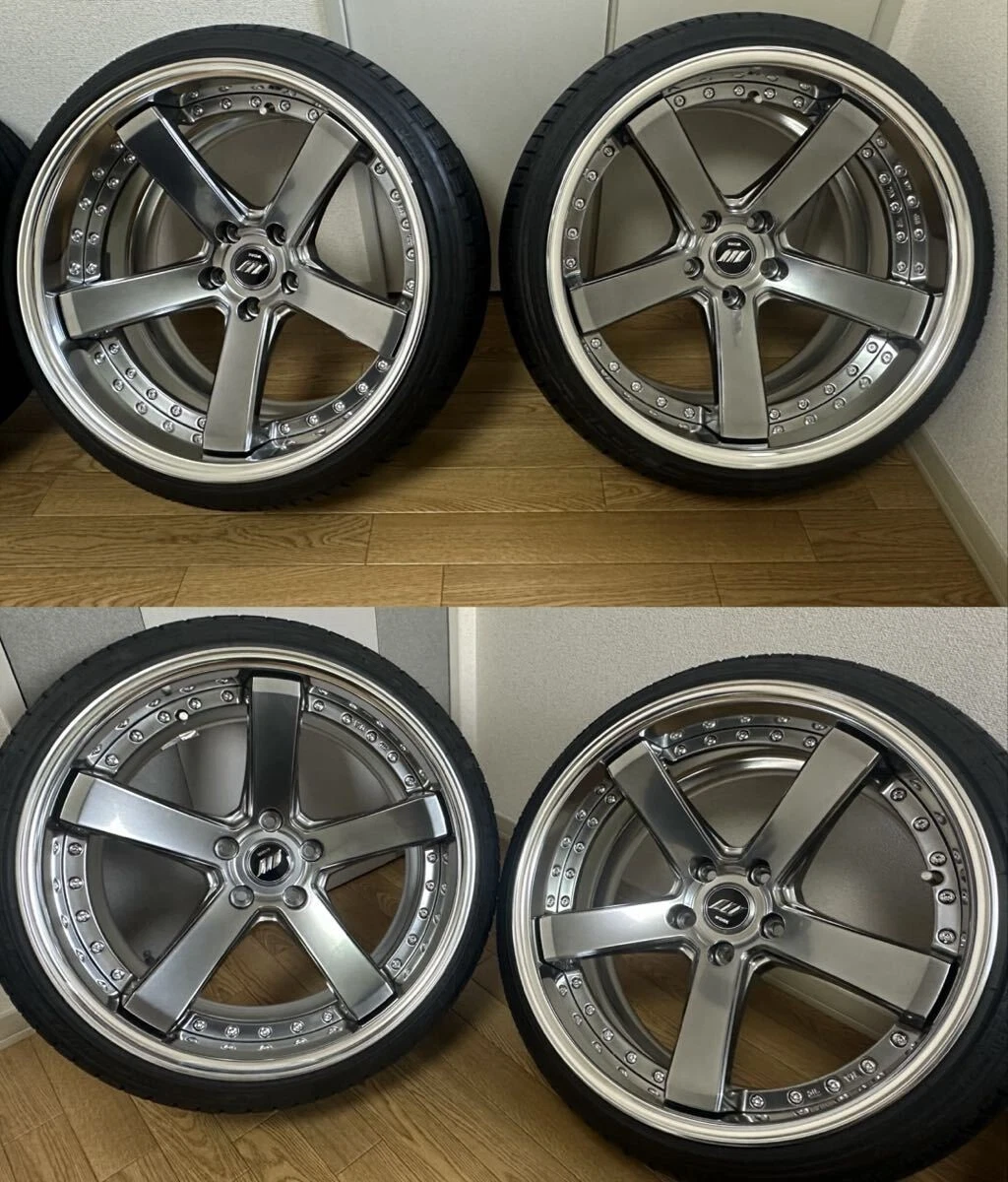 JDM WORK Geist BST2 Back Label 19-inch WORK No Tires