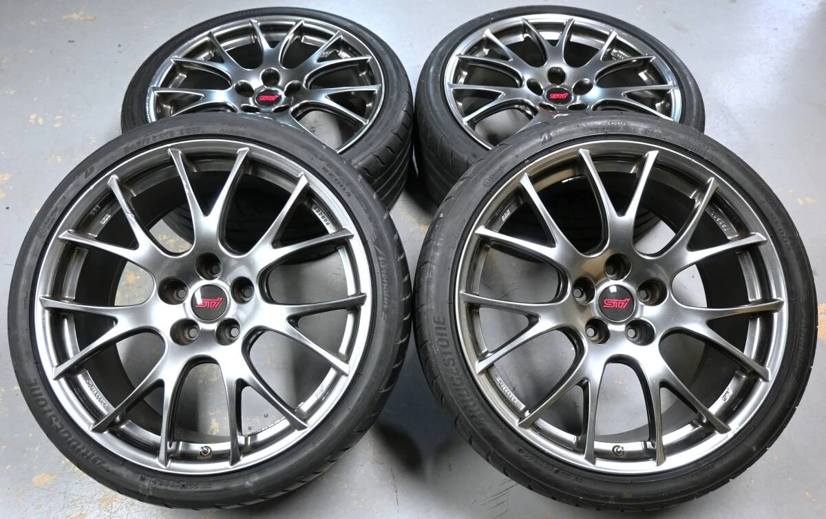 JDM Subaru BBS RG523 4Wheels No Tires 19x8.5+53 5x114.3 RE-V RI-A RF WRX S4