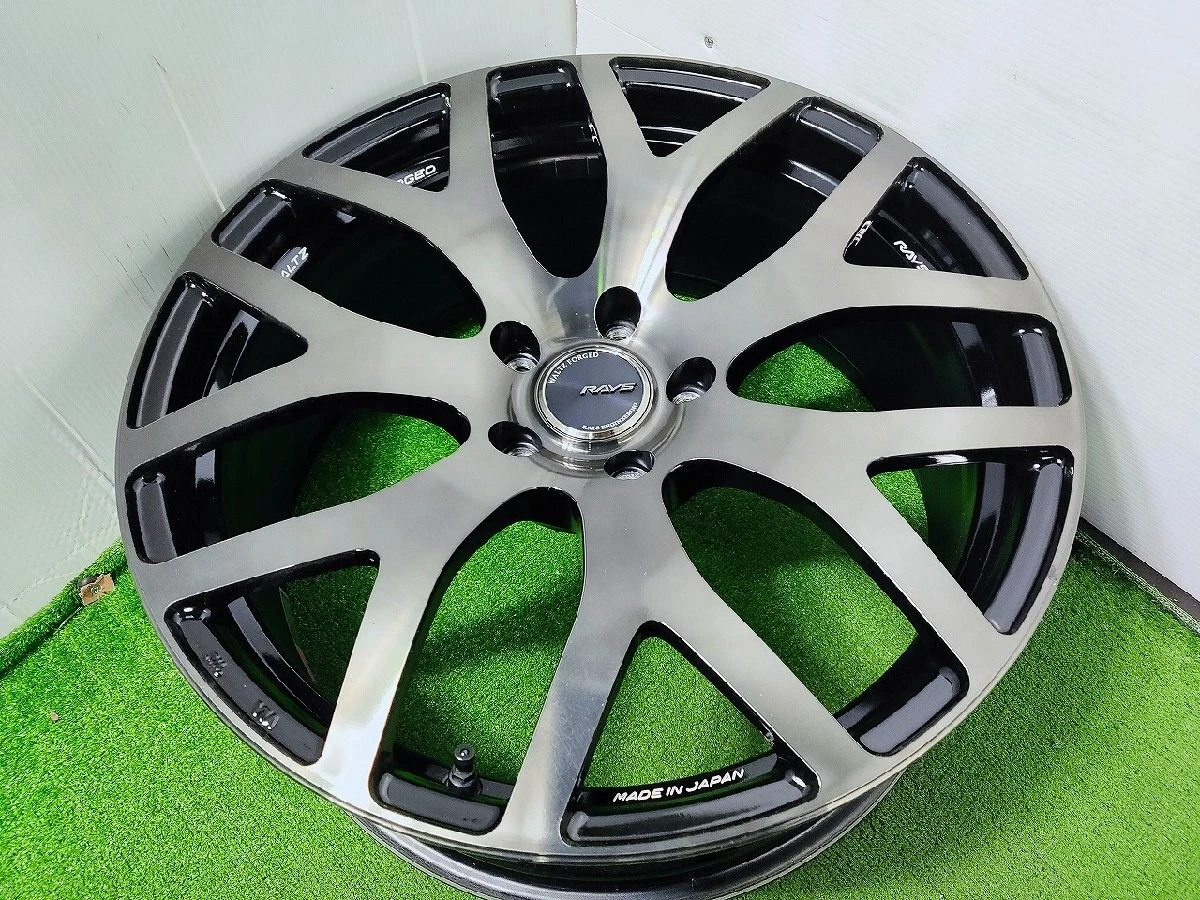 JDM RAYS WALTZ FORGER JAPAN 19x8J+43 5-hole PCD114.3 Used Aluminum Whe No Tires - Image 3