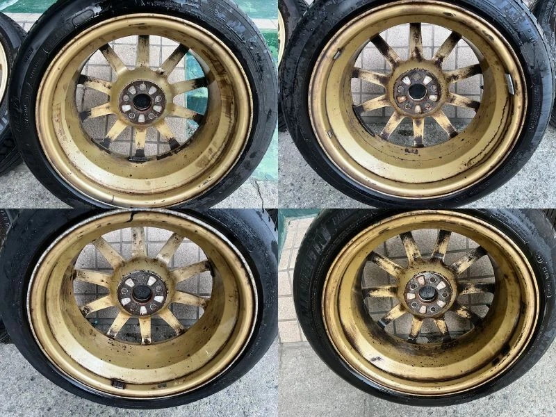 JDM Direct Pickup Limited Subaru STI BBS RV723 17PCD100 5-Lug 7.5J+53 No Tires - Image 6