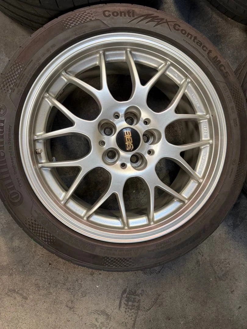 JDM BBS RG-R 17 Wheel Set with Tires No Tires - Image 5