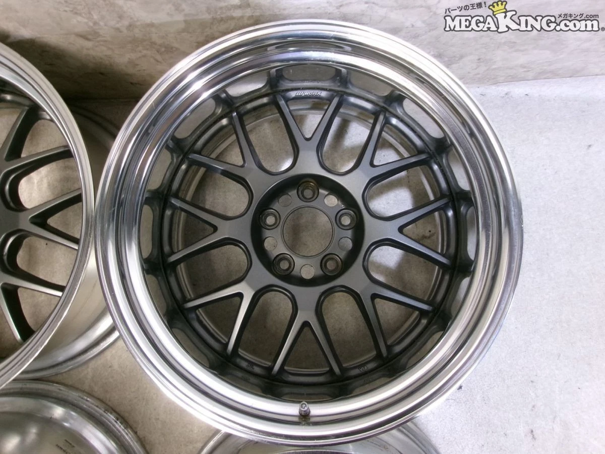 JDM WORK MST-M1R Meister 18-inch wheels 10J-3 bolt pattern 5x114.3 bol No Tires - Image 3