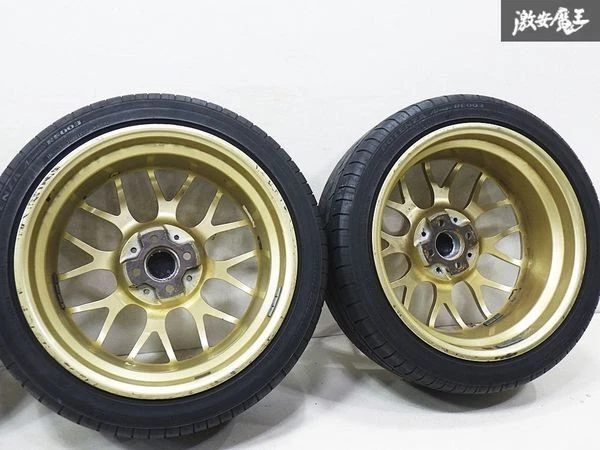 JDM BBS RG712H 4Wheels no tires 17x7+38 4x100 Gold - Image 6