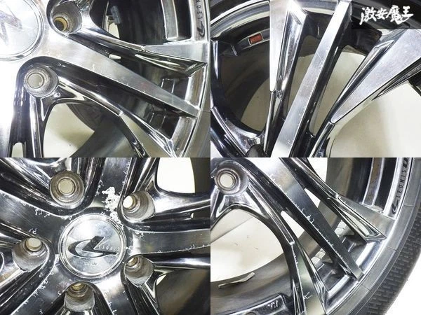 JDM No scratches/Grooved tires included Weds LeonisUC 187J +47 5-hole No Tires - Image 9