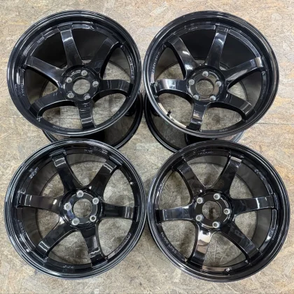 JDM Rare SHOGUN S-09 4Wheels 18x9.5+20 10.5+15 5x114.3 Silvia Skyline