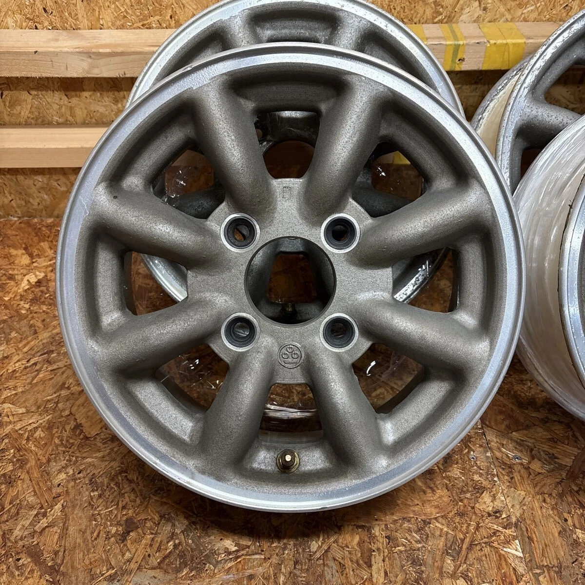 JDM Rare Watanabe 13x5J+30 114.3/4 Bolt Pattern Kei Size Fits Alto Eve No Tires - Image 2