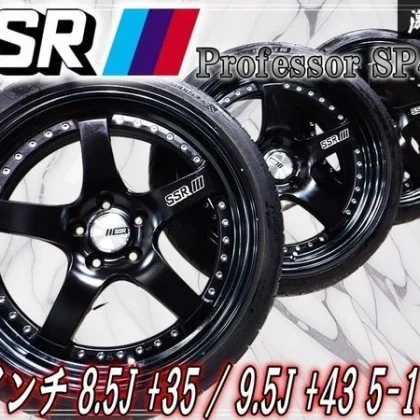 JDM Deep rim 3-piece wheels SSR Professor SP4 198.5J +35 / 9.5J +43 5- No Tires