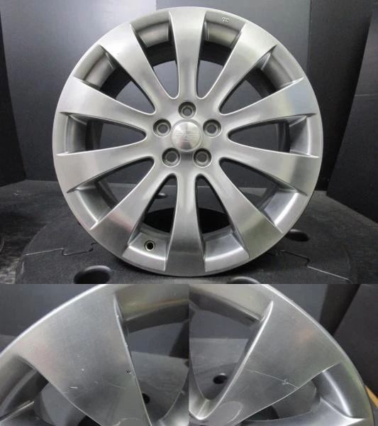 JDM Subaru Legacy genuine 7J-18 +55 100 high-gloss Bridgestone Bridges No Tires - Image 3