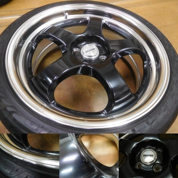 JDM 15-262 Beautiful Deep rim work MeisterS118in 8J +40 7.5J +42 PCD1 No Tires - Image 6