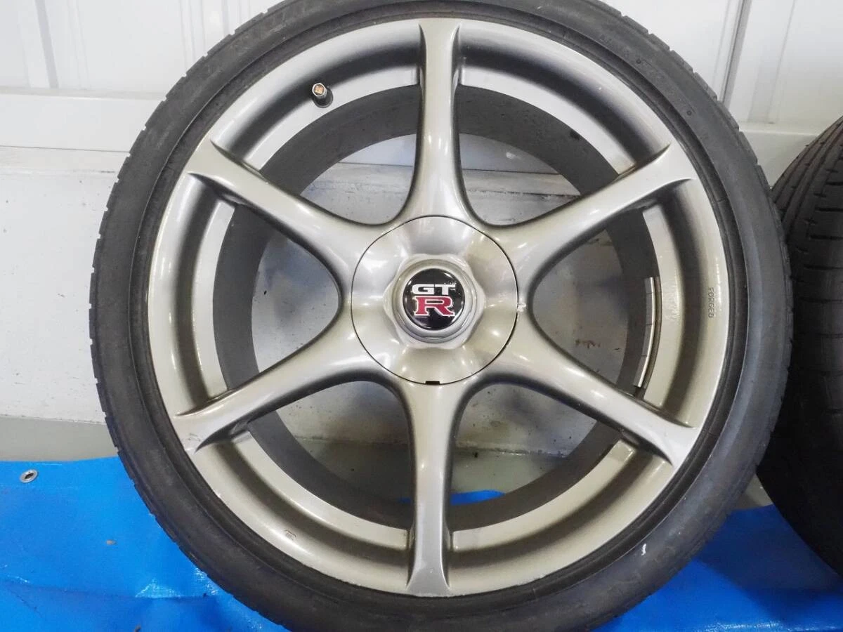 JDM BNR34 genuine wheels R34 GTR No Tires - Image 5