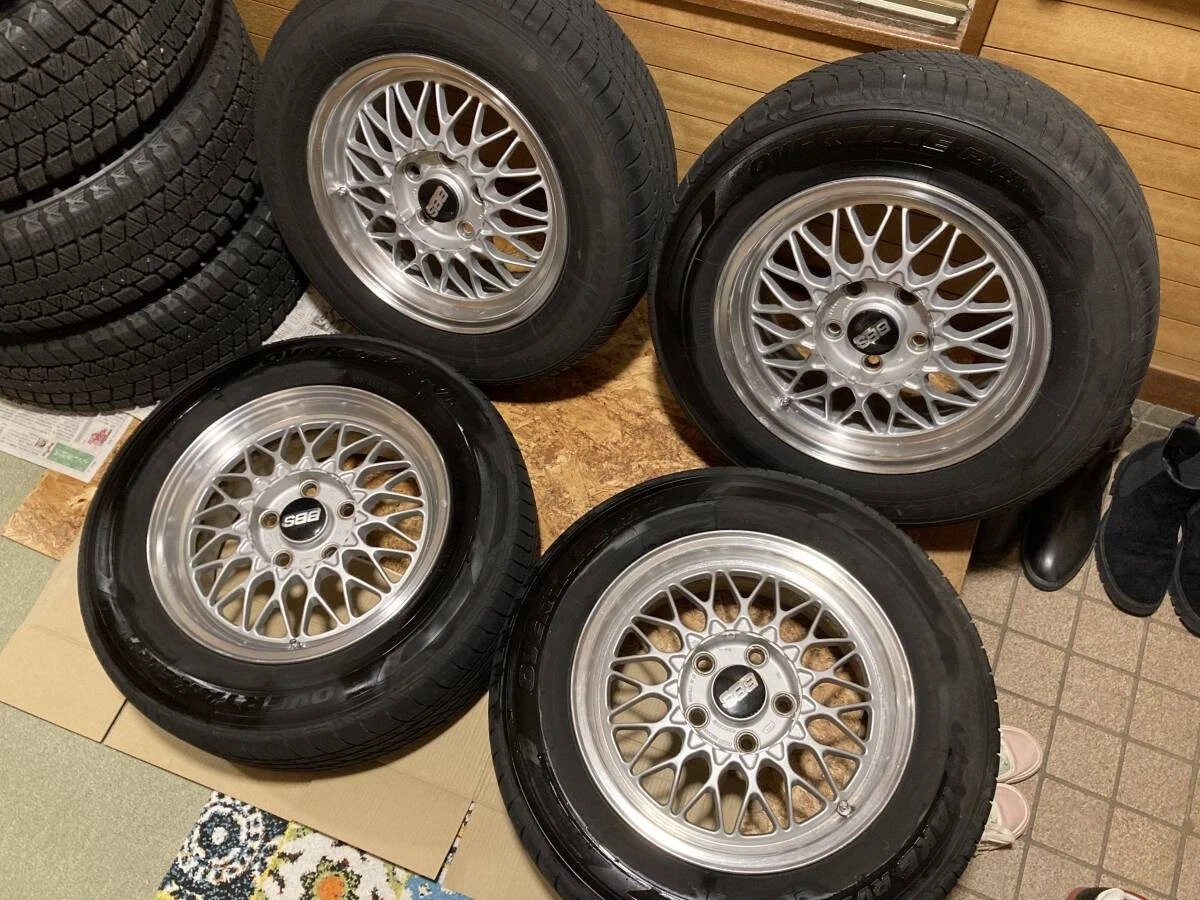 JDM The aesthetics of small diameters. BBS RG Toyota hubs 156.5JJ +40 No Tires