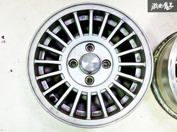 JDM Genuine Nissan DR30 late model R30 Skyline standard wheels 4-wheel No Tires - Image 4