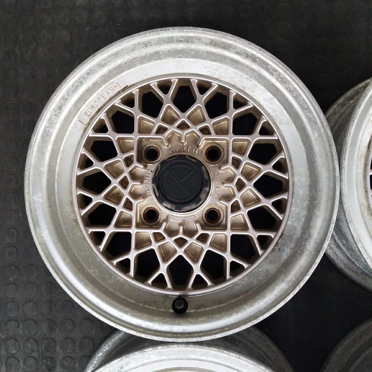 JDM T3-174 4-Book Price 13x5.5J 4x114.3 ET+14 Hub 73 WEDS old car etc. No Tires - Image 3