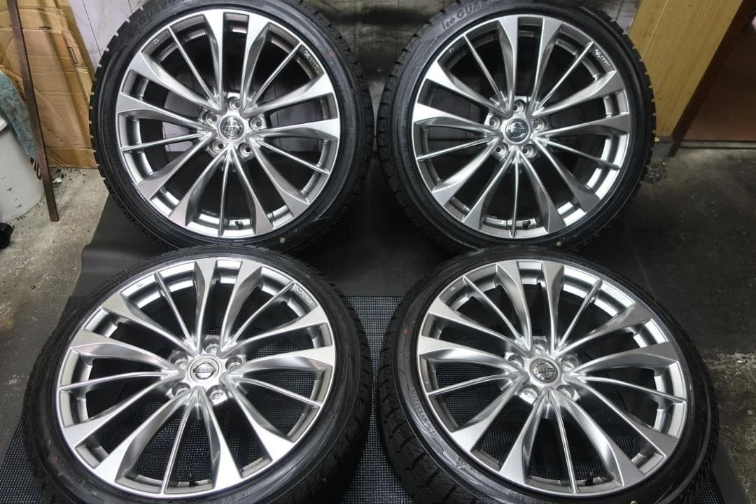 JDM Yokohama studless tires clean condition for Nissan Skyline V36 typ No Tires