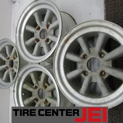 JDM 14Watanabe 7J+8.5 120 Used Aluminum Wheels for Old Cars Set of 4 A No Tires