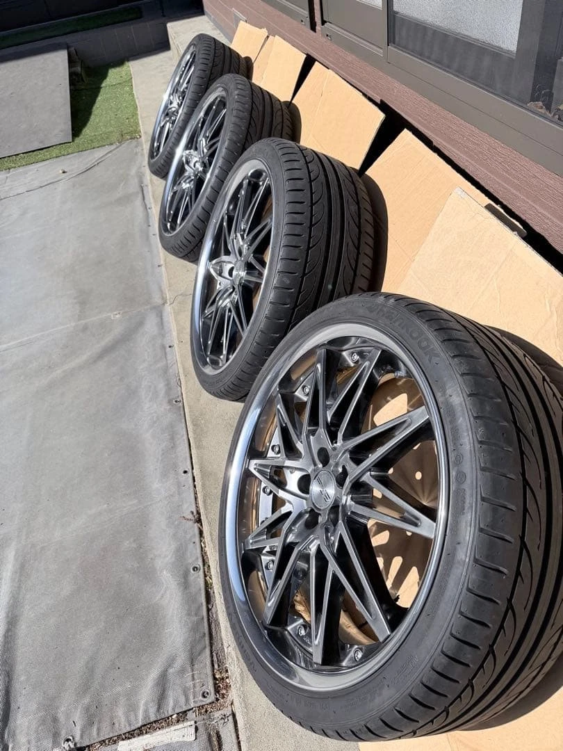 JDM WORK SCHWERT SG1 4-Book Set 19-inch for Prius No Tires - Image 6