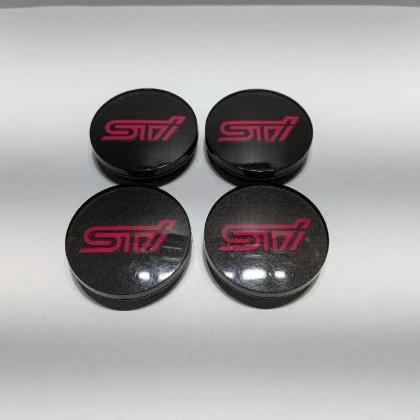 JDM SUBARU WRX STI BBS Subaru Genuine Wheel Center Caps Set of 4 Indiv No Tires