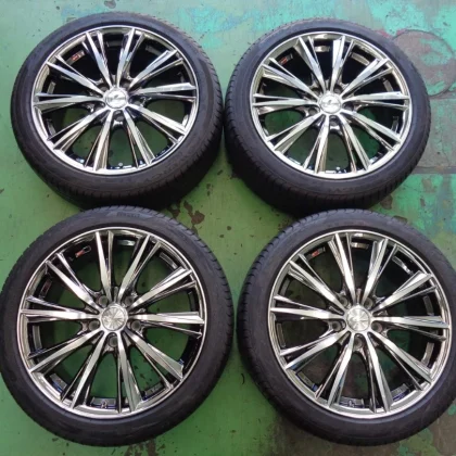 JDM 7J-175H114.3 +53 Weds LeonisWX 205/45R17 Pirelli Powergy 4Book Use No Tires