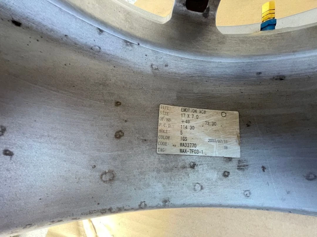 JDM work emotion WORK EMOTION XC8 17-inch No Tires - Image 12