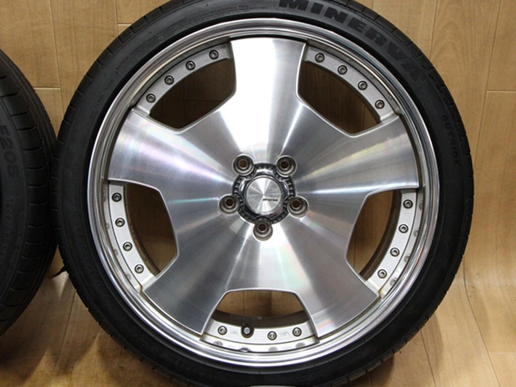 JDM B892 Rare WORK Lanvec LD1 20x8J+38 9J+45 PCD114.3 245/35R20 tires No Tires - Image 3