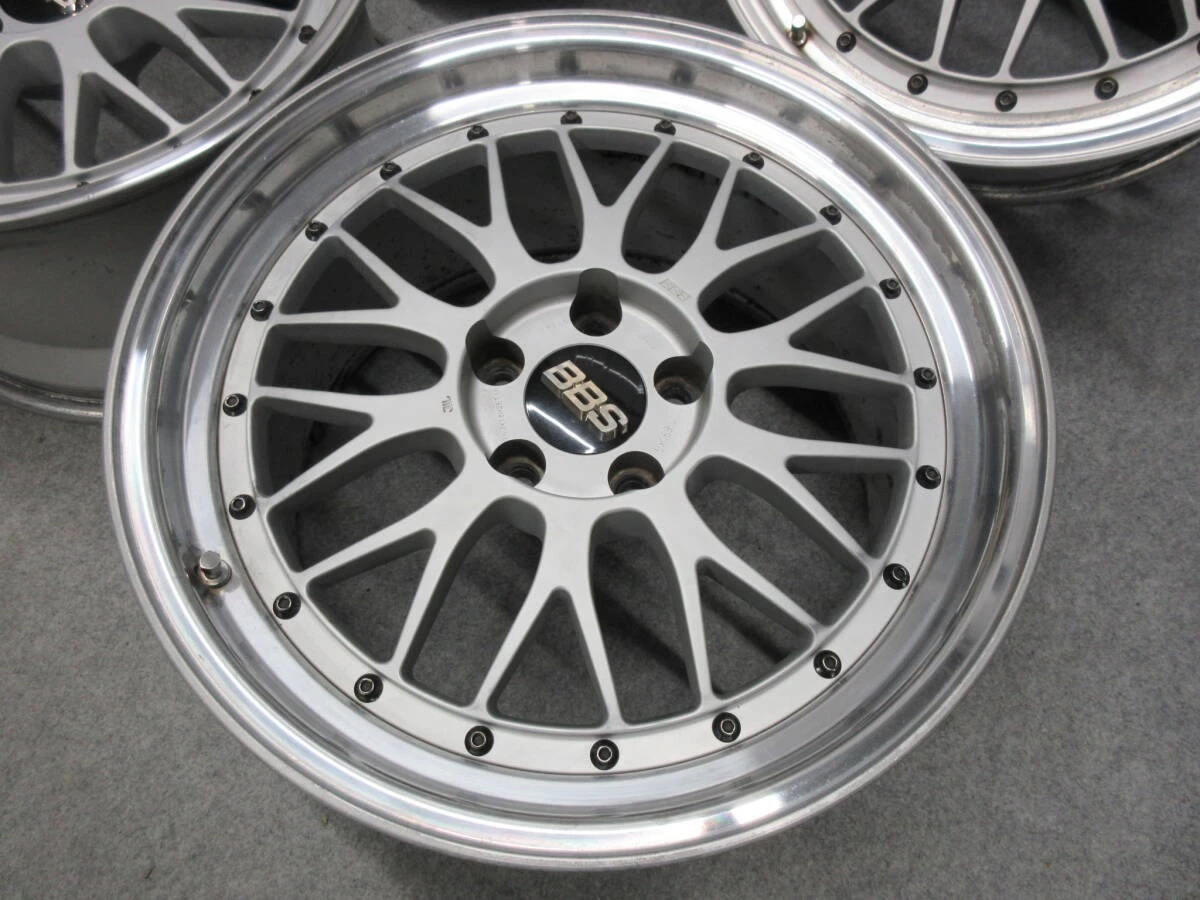JDM Rare BBS 4Wheels LMP078 LM115 18x8+35 9.5+38 5 x114.3 Mark X Alphard Skyline - Image 8