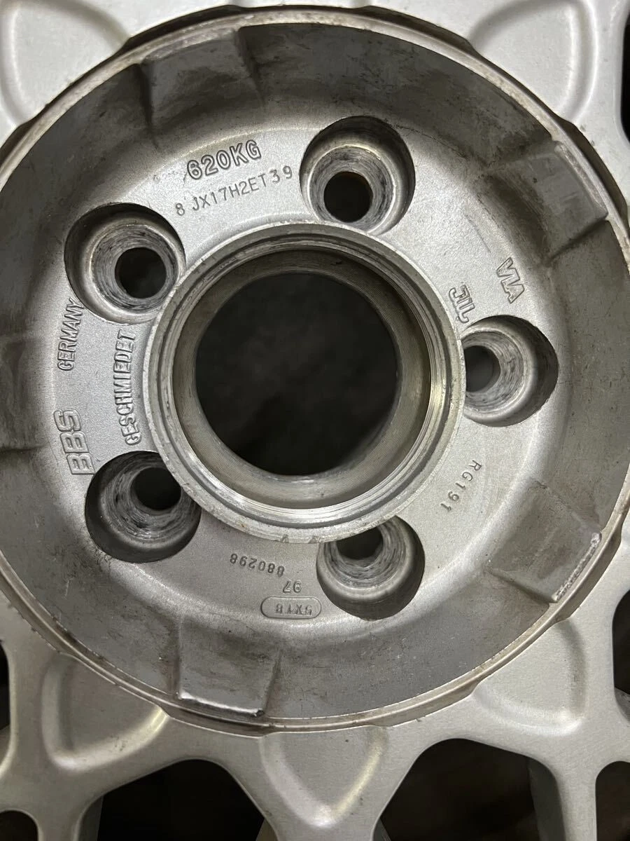 JDM BBS RG191/RG138 178J/9J +39/+50 5H 114.3 4Book BBS No Tires - Image 4