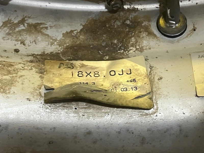 JDM Discontinued WORK VS SS 188J +45 114.3/5-hole Chaser Crown for Sil No Tires - Image 8