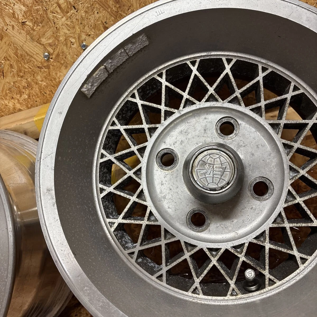 JDM Rare deep rims ENKEI mesh 13x7J+2 114.3/4 bolt pattern for older c No Tires - Image 9