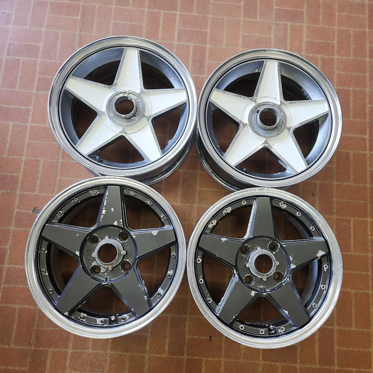 JDM Old car: SSR 15-inch 6.5J +25/+34 4H-114.3 Used Individual Wheels< No Tires