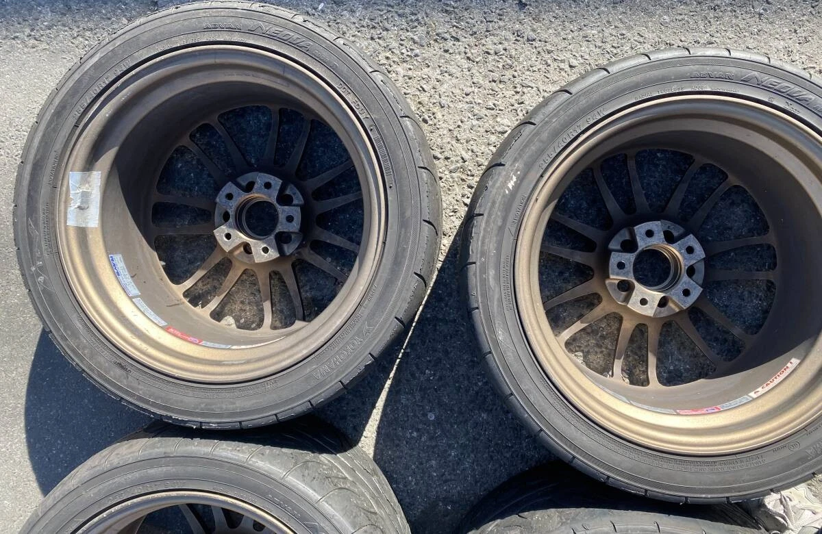 JDM Rare VOLK RACING RE30 Volk Racing RAYS Bronze wheels PCD 114.3 5-h No Tires - Image 7