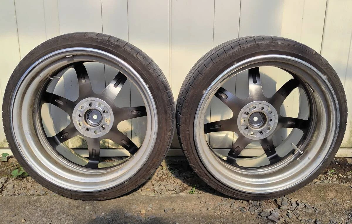 JDM WORK T7R 2P 1911J Deep Rim 2-Book Set workemotion Used WORK No Tires - Image 3