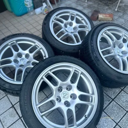 JDM Nissan Skyline R33 Genuine Wheels 4-Piece Set No Tires