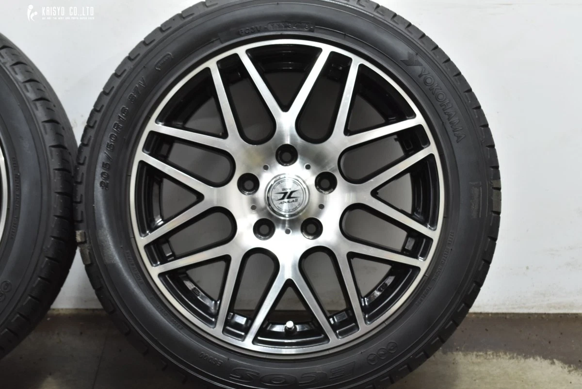 JDM Good Condition DOS 16-inch 6.5J +53 PCD114.3 Yokohama Ecos ES300 2 No Tires - Image 6