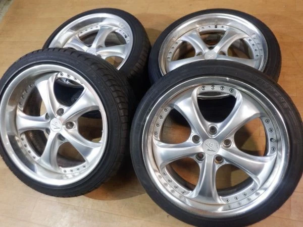 JDM WORK VS-KF 4wheels no tire 8J+38 9+45 5x114.3