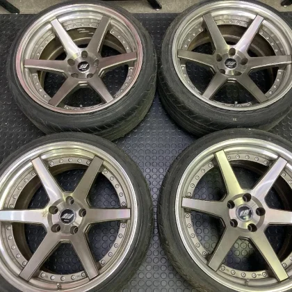 JDM 4-Book Set WORK ZEAST ZE1 + Bonus Tires 19-inch WORK No Tires