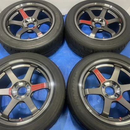 JDM TE37 Rare Size SONIC Sonic Super Wrap Plus SL + forging RAYS16_8J No Tires