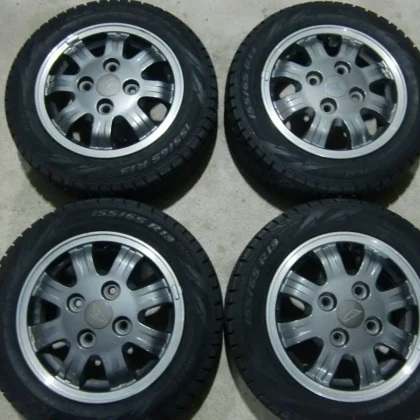 JDM Old car rare Daihatsu genuine aluminum 13 4j 4h 50 PCD110 DAIHATSU No Tires