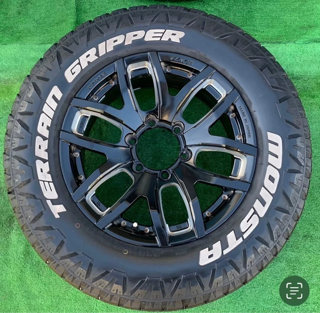 JDM A-21 Daytona FDX F6 17-inch x 8.0 & 265/65R17 No Tires - Image 5