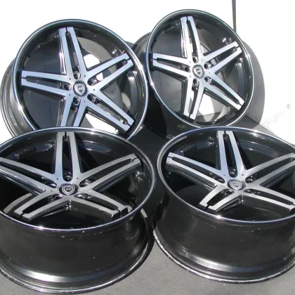 JDM Reverse sled rare 22 Lexani 9J 10J 114.3-5H Maserati wheels for Al No Tires