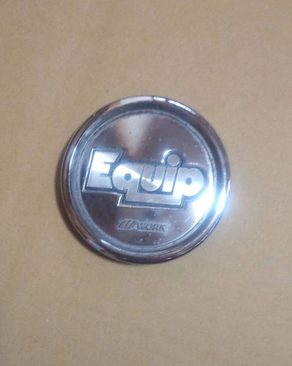 JDM work equip center cap plated 18work equip ① WORK No Tires