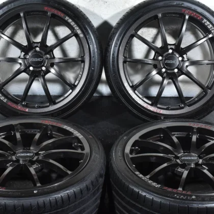 JDM RAYS VERSUS VT125S 18-inch wheels PCD100 7.5J +45 Dunlop Le Mans V No Tires
