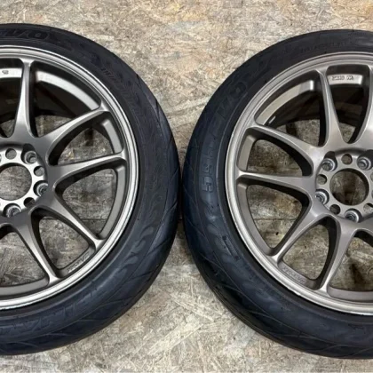 JDM Rare WORK EMOTION CR Kai 179J +38 PCD 114.3 5-lug wheels by Work E No Tires