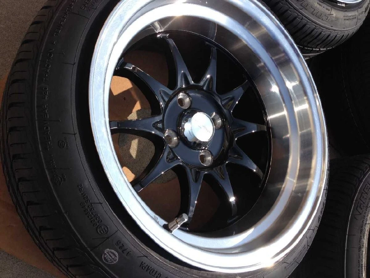 JDM Undriven CH1275/Imported 15-inch 4-pack set 15x8J 4H PCD100 ±0 off No Tires - Image 3