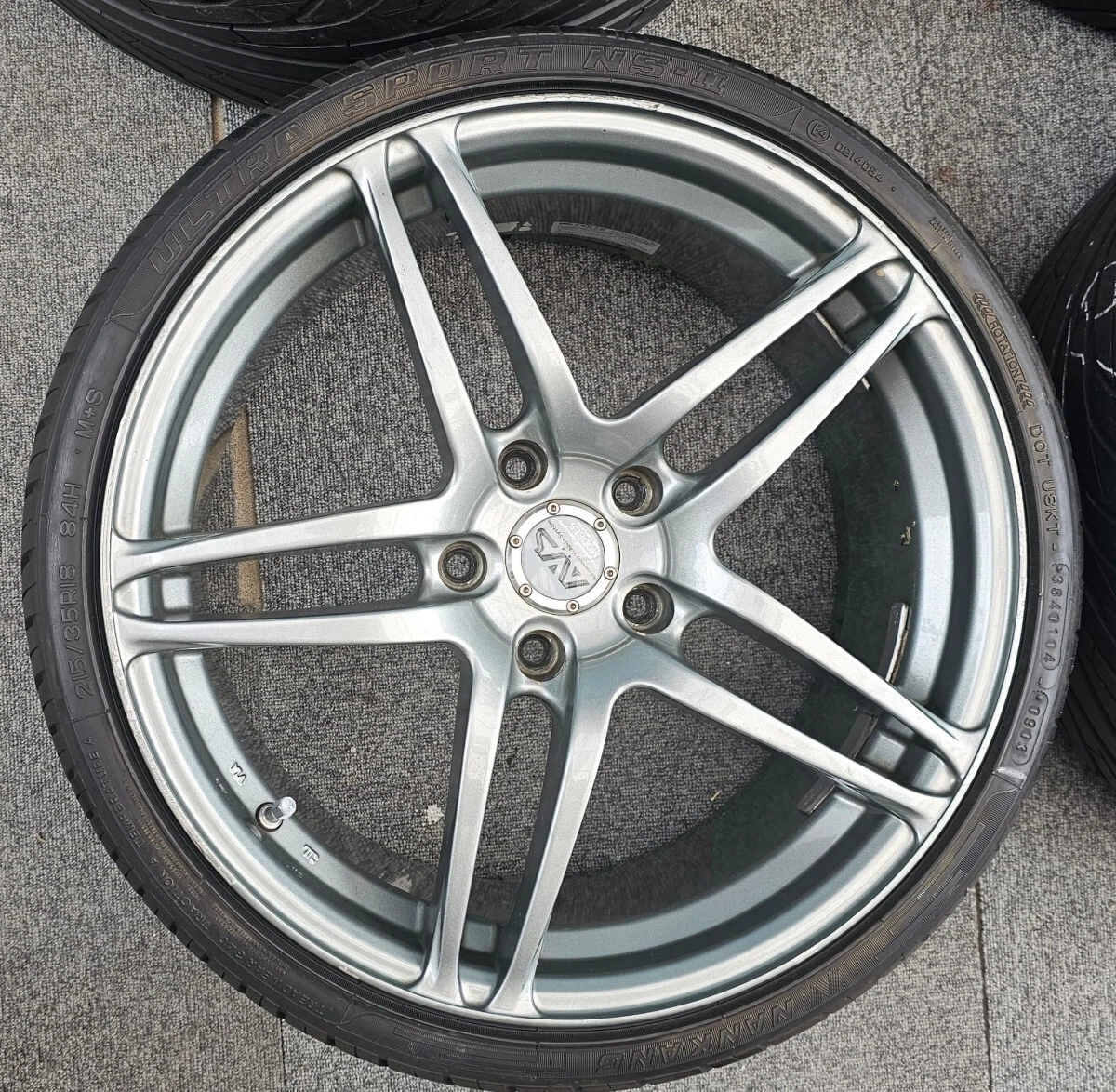 JDM Ultra-lightweight flow-formed AVS Model 5 wheels 18-inch 8J+38 and No Tires - Image 2