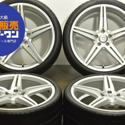 JDM Used 4-Book Set: 208.5J x 20 +30 PCD 114.3 245/30ZR20 90Y with Fal No Tires