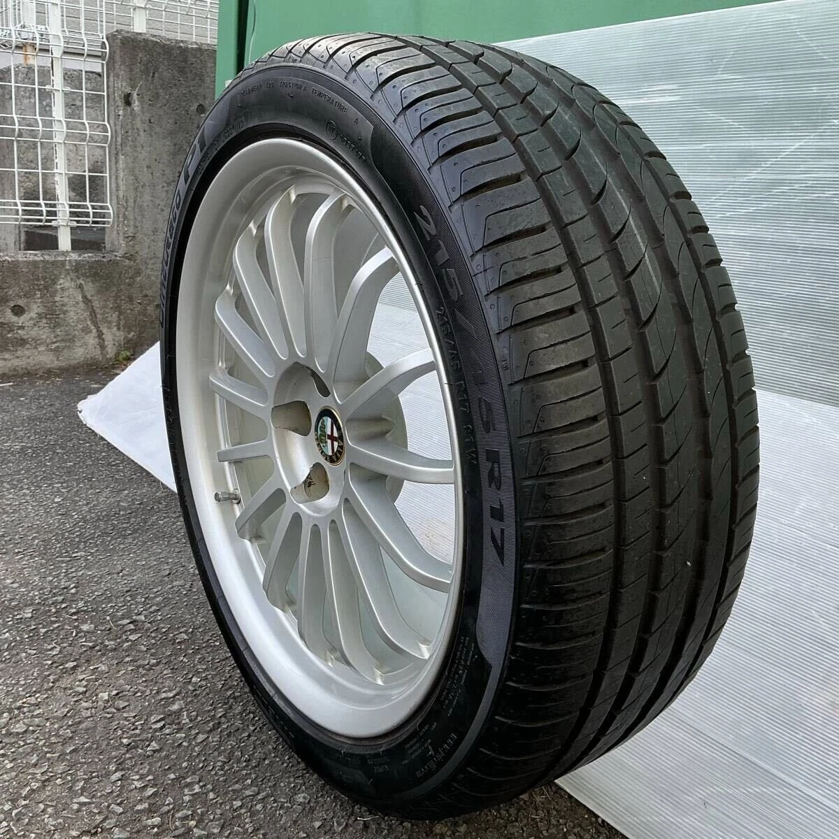 JDM Custom-ordered Alfa Romeo 156 V6 wheels 17x7.5J ET35 PCD5x98 made No Tires - Image 2