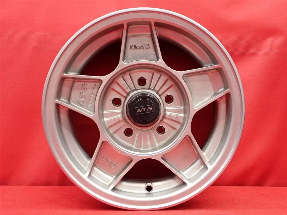 JDM 1980 manufactured ATS Type A Used Wheel 4Book 6J 14x6+16 5x114.3 Hub73 - Image 5