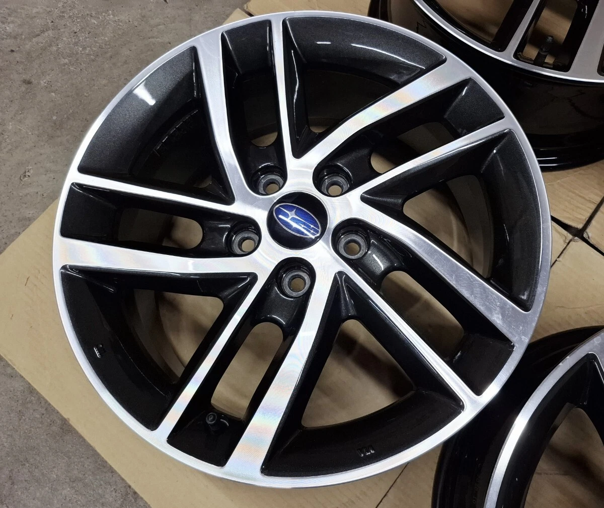 JDM Superb Condition Subaru VN Levorg Genuine Optional Wheels 4Book 17 No Tires - Image 9